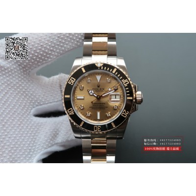 Rolex Noob Factory submariner Gold 116613LB 40 mm replica