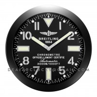  Breitling  Superocean DLC Schwarz arabische Ziffern wanduhr