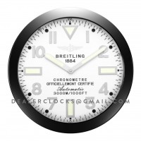  Breitling  Superocean DLC weiss arabische Ziffern wanduhr