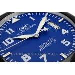 IWC Mark xvii  arabische ziffern DLC Blau Wanduhr