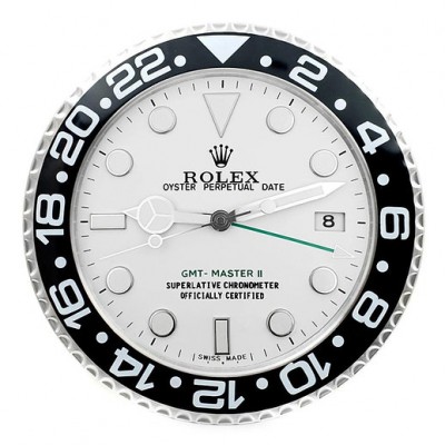 Rolex GMT Master wanduhr esszimmer  Schwarz Weiß