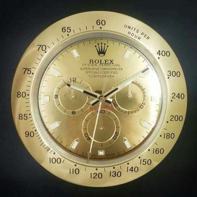 Rolex Daytona Gold chronograph  geräuschlos   Wanduhr